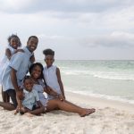 family at crystal beach in Destin Florida